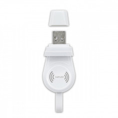 Incarcator Wireless 4smarts VoltBeam Mini compatibil cu Apple Watch, USB, 2.5W, Alb foto