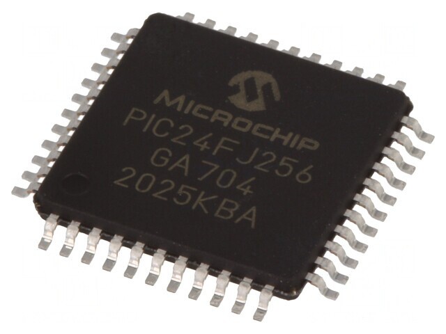 Microcontroler PIC 256kB cu I2C, I2S, SPI și UART