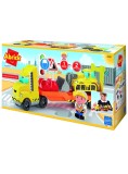 Abrick Truck With Excavator &amp; Accessories (i-3291)