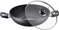 PETERHOF PH-15410-32 Tigaie wok aluminiu cu strat marmura 32 cm foto