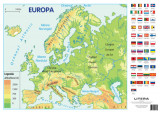 Harta Europei. Planse educationale |