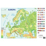 Harta Europei. Planse educationale |
