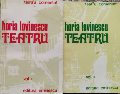 Teatru Vol.1-2 - Horia Lovinescu , A1191 foto