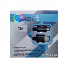 Cablu Date si Incarcare Ultrarezistent SAFE &amp;amp; SPEED CABLE , USB la Micro-USB USB 3.1, 3A Fast Charge, 2 foto