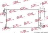 Radiator Citroen Saxo 96-99, motor: 1.1, 1.4, 1.6, 530x298x22, SRLine, Aluminiu/ Plastic brazat, 1301SX