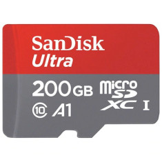 Card de memorie Sandisk microSDXC Ultra, 200 GB, Clasa 10, cu adaptor