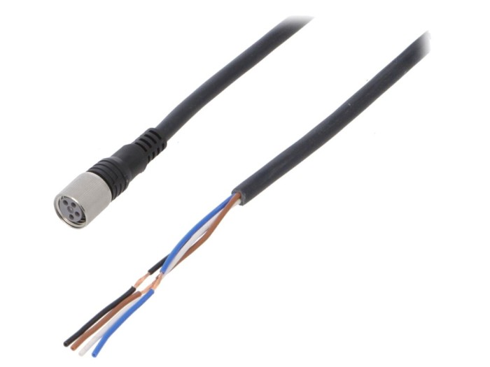 Cablu Conectare M8 4P 5m PVC