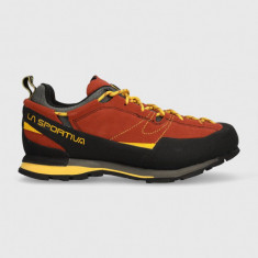 LA Sportiva pantofi Boulder X barbati, culoarea rosu, izolare usoara