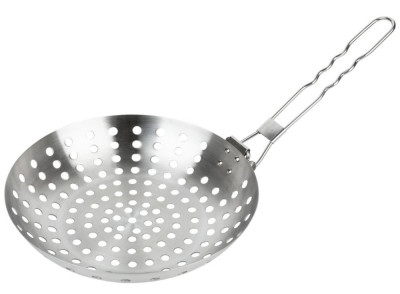 Tigaie pentru gratar Grill Meister, 28 x 5.5 cm, inox, argintiu foto