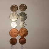 Di.77. Set monede Anglia 1,2,5,10,20 Pence, ani 2014 si 2015
