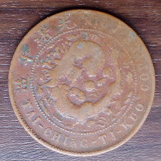 Moneda China - 10 Cash 1906 - Tai - Ching