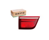 Lampa spate BMW X5 (E70), 04.2010-11.2013, partea stanga, DEPO, LED; cu suport bec; SAE; interior,