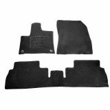 Covorase mocheta Citroen Berlingo, Opel Combo E, Peugeot Rifter, 5 Usi, 2018-prezent, Fixare Rounda, Negre, set de 3 Buc., Rapid