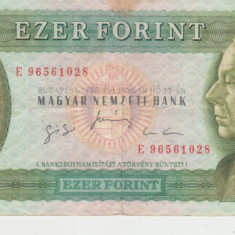 M1 - Bancnota foarte veche - Ungaria - 1 000 forint - 1996