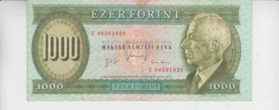 M1 - Bancnota foarte veche - Ungaria - 1 000 forint - 1996 foto