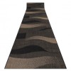 Traversa sisal Floorlux model 20212 negru si coffe, 120 cm, Dreptunghi