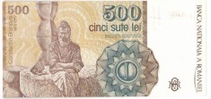 SV * Romania * Lot BNR 2 x 500 LEI 1991 (date diferite) IANURIE + APRILIE * UNC