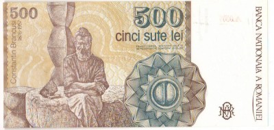SV * Romania * Lot BNR 2 x 500 LEI 1991 (date diferite) IANURIE + APRILIE * UNC foto