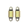 Set 2 becuri sofit 41mm 27SMD 2016 12V Canbus Alb Cod: HL