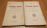 ISTORIA ARTEI de la Inceputul Crestinismului pana in Secolul al XIX -lea - 2 Volume - Alexandru Naum - Iasi, 1940/1937, 192+273 p.