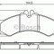 Set placute frana,frana disc MERCEDES SPRINTER 2-t platou / sasiu (901, 902) (1995 - 2006) BOSCH 0 986 424 832