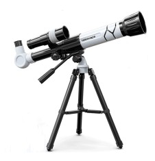 Telescop cu trepied pentru copii, alb