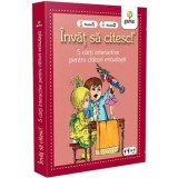 Cumpara ieftin Pachet Invat sa citesc! 5 carti interactive pentru cititori entuziasti. Nivelul 1. Nivelul 2/***, Gama