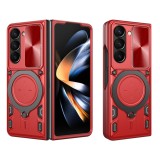 Husa Samsung Galaxy Z Fold5 Techsuit CamGuard Pro, rosu