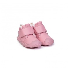 Ghete Fete Bibi Prewalker Rosa cu Velcro Imblanite 26 EU