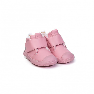 Ghete Fete Bibi Prewalker Rosa cu Velcro Imblanite 23 EU foto