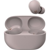 Casti In-Ear Sony WF-1000XM5P, True Wireless, Bluetooth, Noise cancelling, Microfon, Autonomie 24 ore, Incarcare rapida, IPX4, Smoky Pink