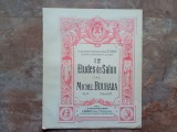Partitură - Mihail Bourada - 12 Etudes de Salon, Ediție Paris