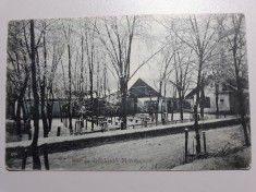 OCNA MURES - MAROSUJVAR - BAILE SARATE - PEISAJ HIBERNAL - INCEPUT DE 1900 foto