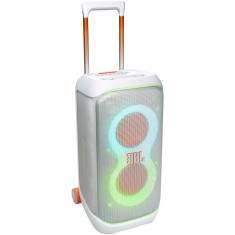 Sistem audio portabil JBL Partybox Stage 320, 240W RMS, Baterie detasabila, IPX4, Auracast, AI Sound Boost, Alb