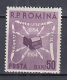 ROMANIA 1954 LP 379 CENTENARUL TELEGRAFULUI ROMAN MNH, Nestampilat