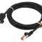 Prelungitor RJ45 S/FTP Cat6 Negru 2m