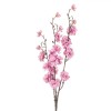 Ramură Artificială Decorative, Model Flori, Culoare Roz, &Icirc;nălțime 90cm, Oem