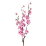 Ramură Artificială Decorative, Model Flori, Culoare Roz, &Icirc;nălțime 90cm, Oem
