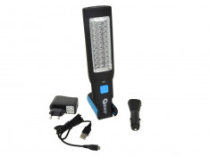 Lanterna pentru atelier, 30 + 7LED 1800mah 230V / 12V foto