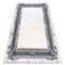 Covor acril VALS 0A033A C53 45 Cadru tresă fildeş / albastru, 160x230 cm