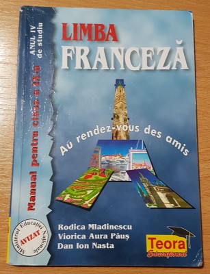 Limba franceza clasa a IX a de Rodica Mladinescu foto