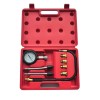 vidaXL Kit Testare Compresie Motor Benzina, 9 Piese, 0-20 bar/0-300 psi, M10-M18, Multicolor