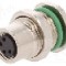 Conector M8, 4 pini, clasa etanseitate IP67, BULGIN - PXMBNI08RPF04APC