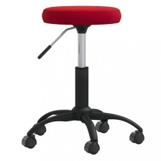 vidaXL Taburet de masaj, roșu vin, catifea 3085744
