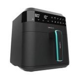 Cumpara ieftin Friteuza cu aer cald, fara ulei Cecotec Cecofry Experience 6000, 1700W, 6L, Control tactil, 9 Programe Presetate