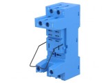 Stativ pentru șină DIN cleme cu șurub 250VAC 8 12A, Finder