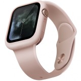 Husa TPU pentru Apple Watch Series 6 / SE / 4 / 5 44mm Uniq Lino, Roz