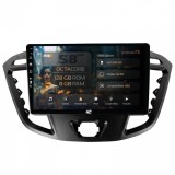 Navigatie Ford Transit Tourneo (2012-2020) 8GB RAM Android 13 Octacore Slot Sim 4G DSP GPS Wi-FI Carplay Android Auto USB Bluetooth Waze Touchscreen 9