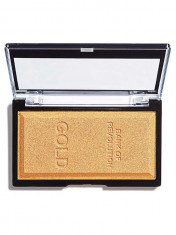 Iluminator compact Makeup Revolution Ingot Highlighter Gold 12g foto