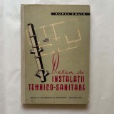 Aurel Coliu - Desen de instalatii tehnico sanitare - 1960